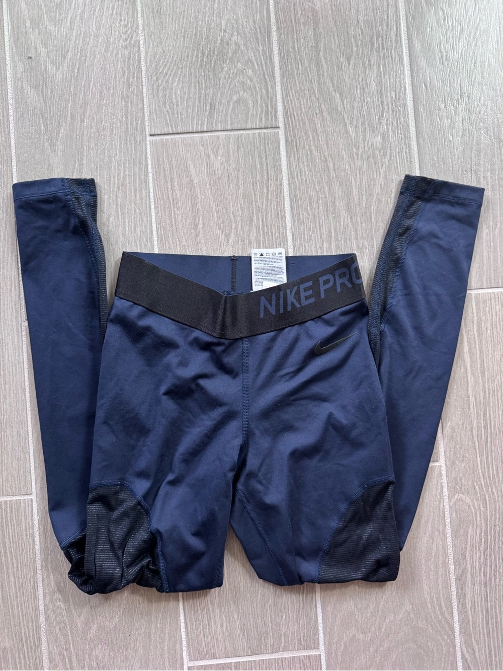 Nike Navy Blue Pro Compression Leggings